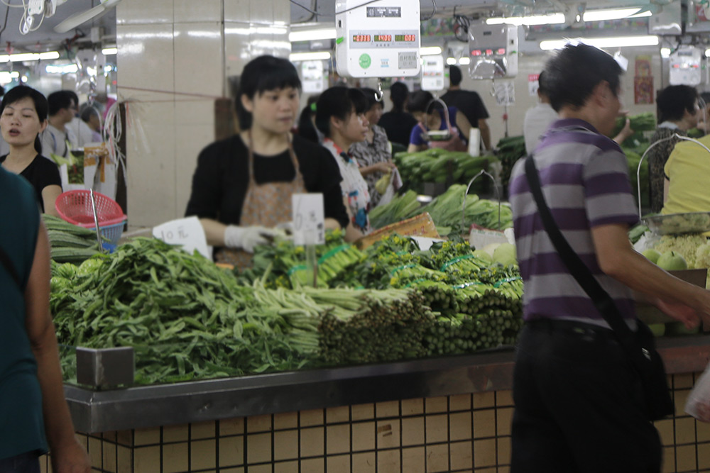 Guangzhou village market